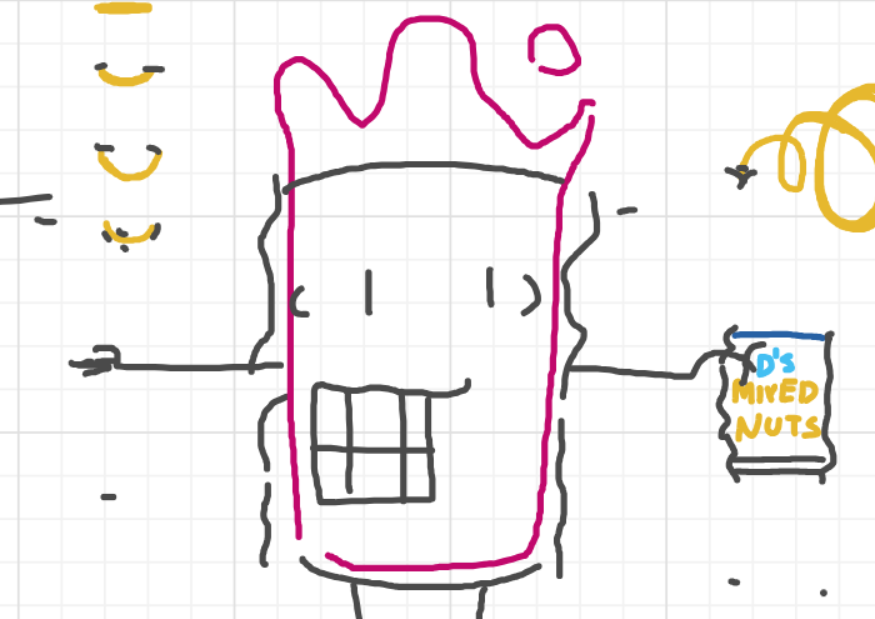 A panel from I've Been Everywhere, Man, episode nine of the Board Boards object show by Furretwalk/WalkingFurret.